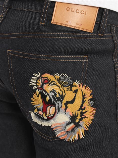 jeans gucci donna tigre|gucci tiger.